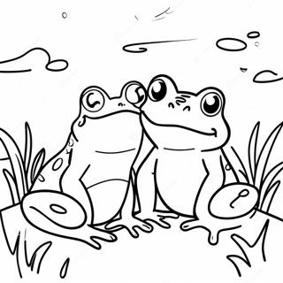 Page A Colorier De Grenouille Et Crapaud 16472-13879