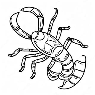 Page A Colorier Scorpion Realiste 16663-14036