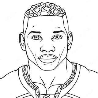 Ja'marr Chase Pages À Colorier