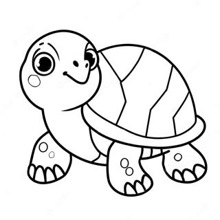 Page A Colorier De Bebe Tortue Mignonne 16793-14138