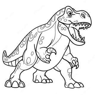 Page A Colorier Giganotosaurus En Train De Rugir 16813-14154