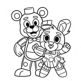 Sœur Emplacement Fnaf Pages À Colorier