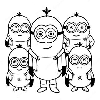 Les Minions : Le Bon Gros Méchant Gru Pages À Colorier