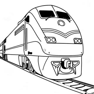 Train Amtrak Pages À Colorier