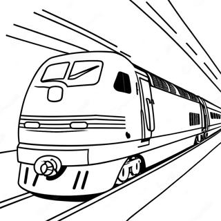 Page A Colorier Du Train Amtrak 16932-14256