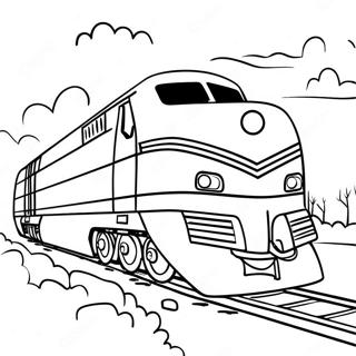 Page A Colorier Du Voyage Colore En Train Amtrak 16933-14258