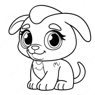 Page A Colorier Adorable Chiot Littlest Pet Shop 16973-14289