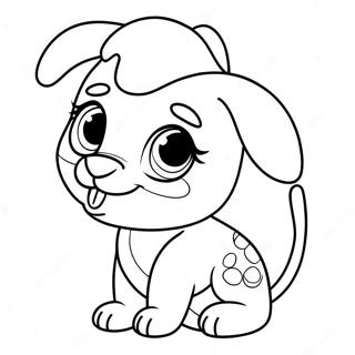 Page A Colorier Adorable Chiot Littlest Pet Shop 16973-14292