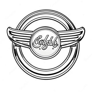 Page A Colorier De Logo De Voiture Classique 17064-14353