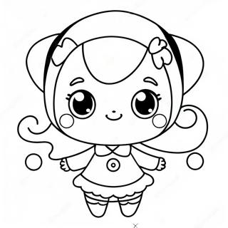 Kawaii Mignon Anime Pages À Colorier