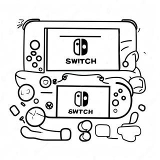 Page A Colorier De Nintendo Switch 1721-1374