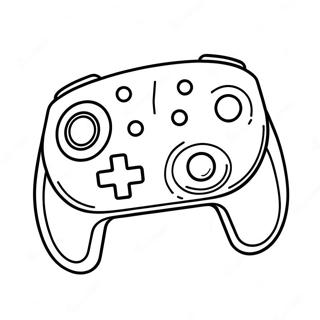 Page A Colorier De Manette Nintendo Switch Coloree 1722-1377