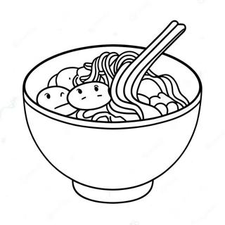 Page A Colorier Bol De Ramen 17243-14495