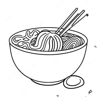 Page A Colorier Bol De Ramen 17243-14496