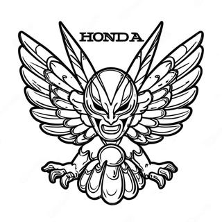 Page A Colorier Du Logo Honda 17374-14590