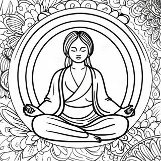 Page A Colorier De Meditation Consciente 17385-14601