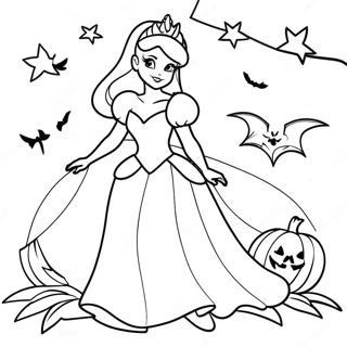 Page A Colorier De La Princesse Disney Pour Halloween 17424-14630