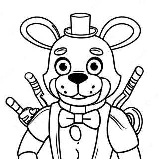 Page A Colorier Mangle Fnaf 17454-14656