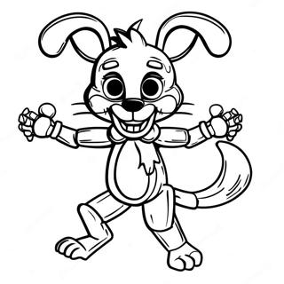 Page A Colorier Mangle Fnaf En Action 17455-14657