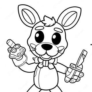 Page A Colorier Mangle Fnaf En Action 17455-14658