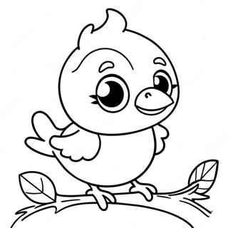 Page A Colorier Bebe Oiseau Mignon 17494-14687