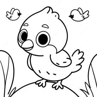 Page A Colorier Bebe Oiseau Mignon 17494-14688