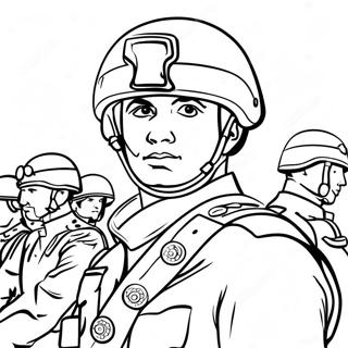 Page A Colorier Militaire 17544-14728