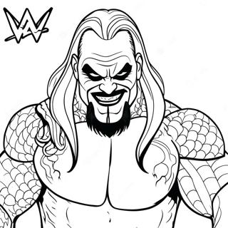 Page A Colorier De Wwe The Fiend 17554-14734