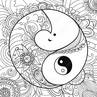 Yin Yang Pages À Colorier