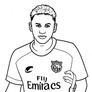 Page A Colorier Neymar Psg 17594-14767