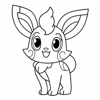 Page A Colorier Sylveon 17635-14789