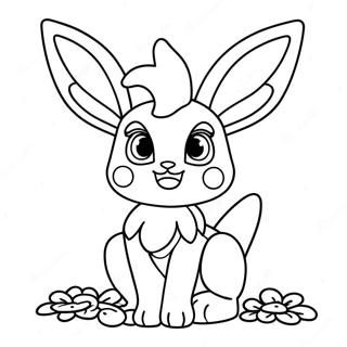 Page A Colorier Sylveon 17635-14791