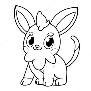 Page A Colorier Sylveon 17635-14792