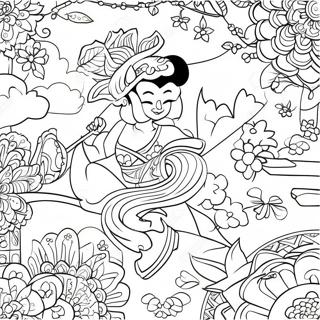 Page A Colorier Des Symboles Culturels Aapi 17685-14832