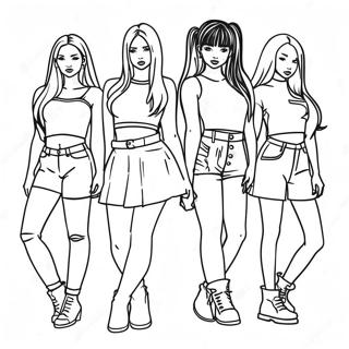 Page A Colorier Blackpink 1771-1458