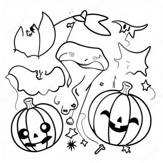 Page A Colorier Des Decorations Dhalloween Esthetiques Et Effrayantes 17726-14868