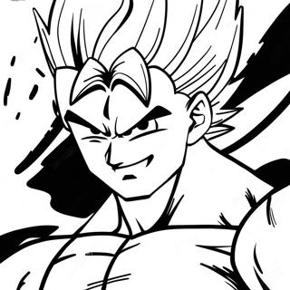 Page A Colorier De Vegito En Forme De Super Saiyan 17786-14915