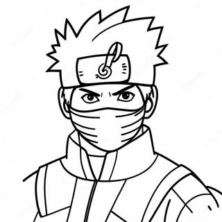 Page A Colorier Kakashi 1781-1468