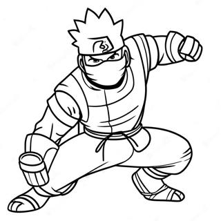 Page A Colorier Kakashi En Pose De Combat 1782-1470