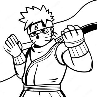 Page A Colorier Kakashi En Pose De Combat 1782 1472