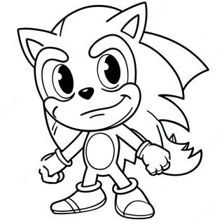 Page A Colorier De Sonic Le Werehog 17865-14974