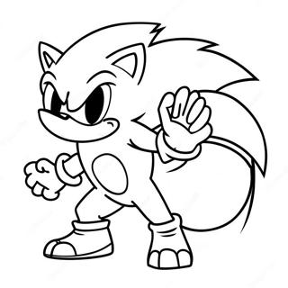 Page A Colorier De Sonic Le Werehog 17865-14975