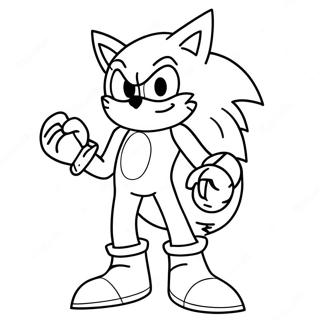 Page A Colorier De Sonic Le Werehog 17865-14976