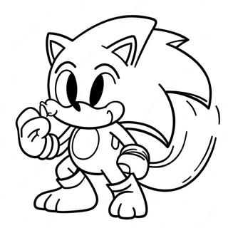 Page A Colorier De Sonic Le Werehog En Action 17866-14979