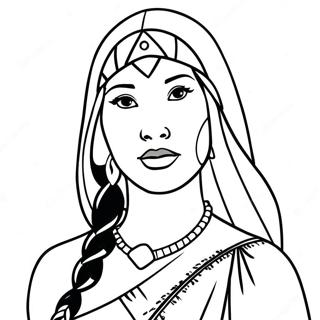 Pocahontas Pages À Colorier