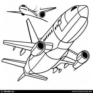 Page A Colorier Du Boeing 737 17935-15032