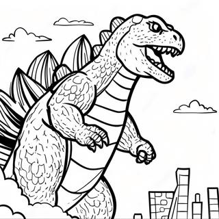 Page A Colorier De Godzilla Minus One 18015-15094