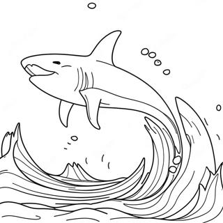 Page A Colorier Megalodon 1801-1439