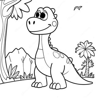 Page A Colorier Le Bon Dinosaure 18085-15151