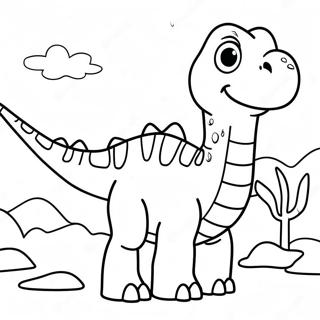 Page A Colorier Arlo Le Dinosaure 18086-15155